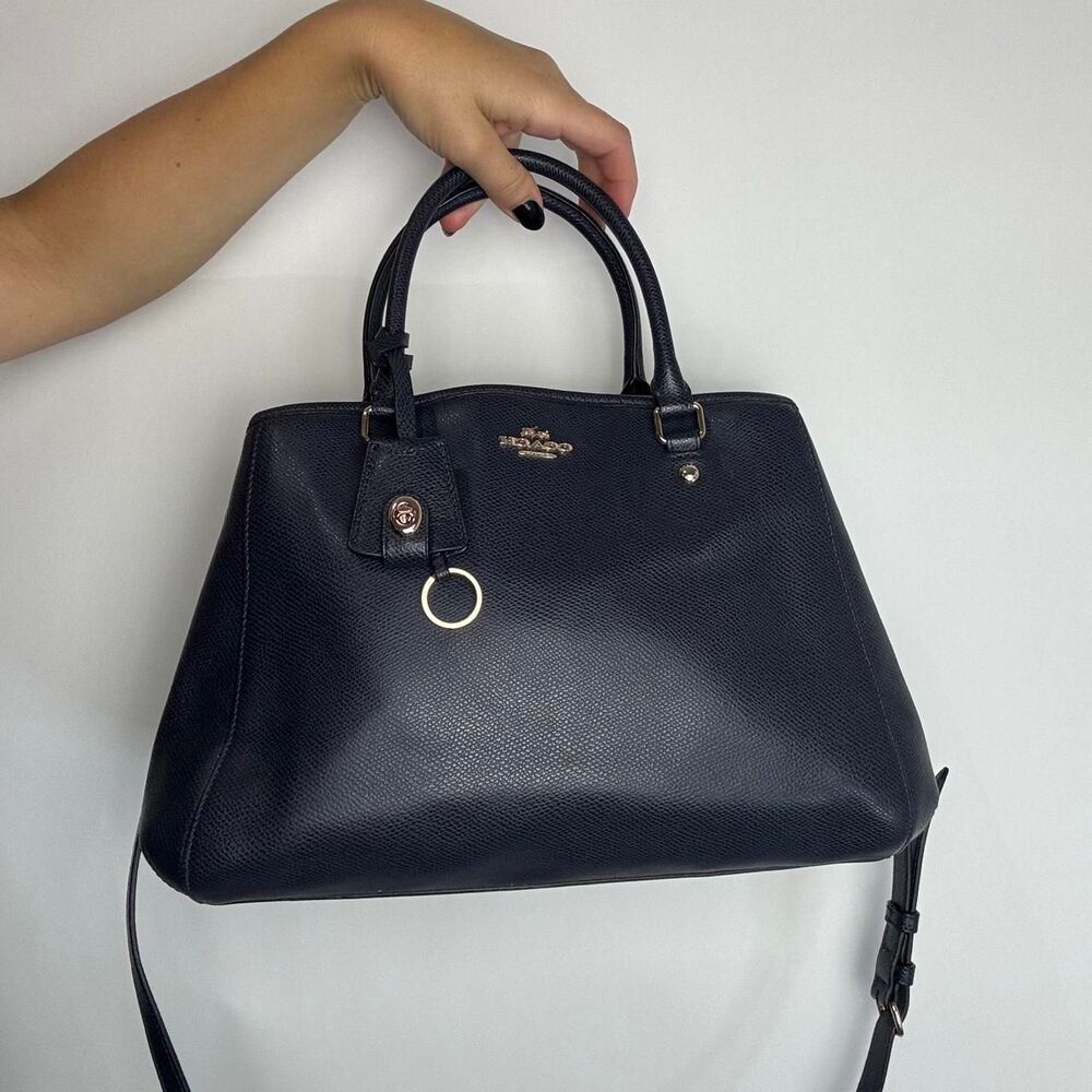 Coach Women's Navy and Black Bag